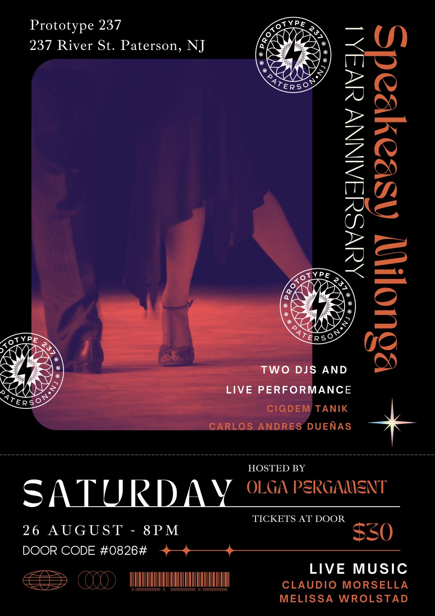 Speakeasy Milonga - 1 YEAR ANNIVERSARY!