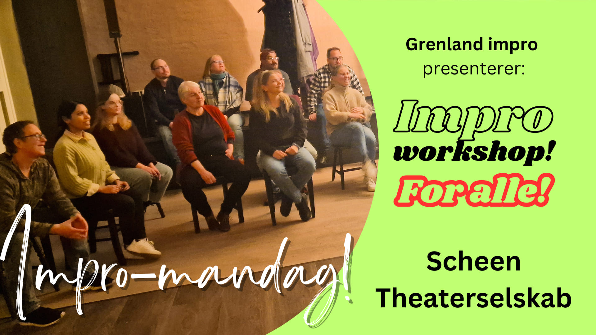 Impro-workshop for alle!