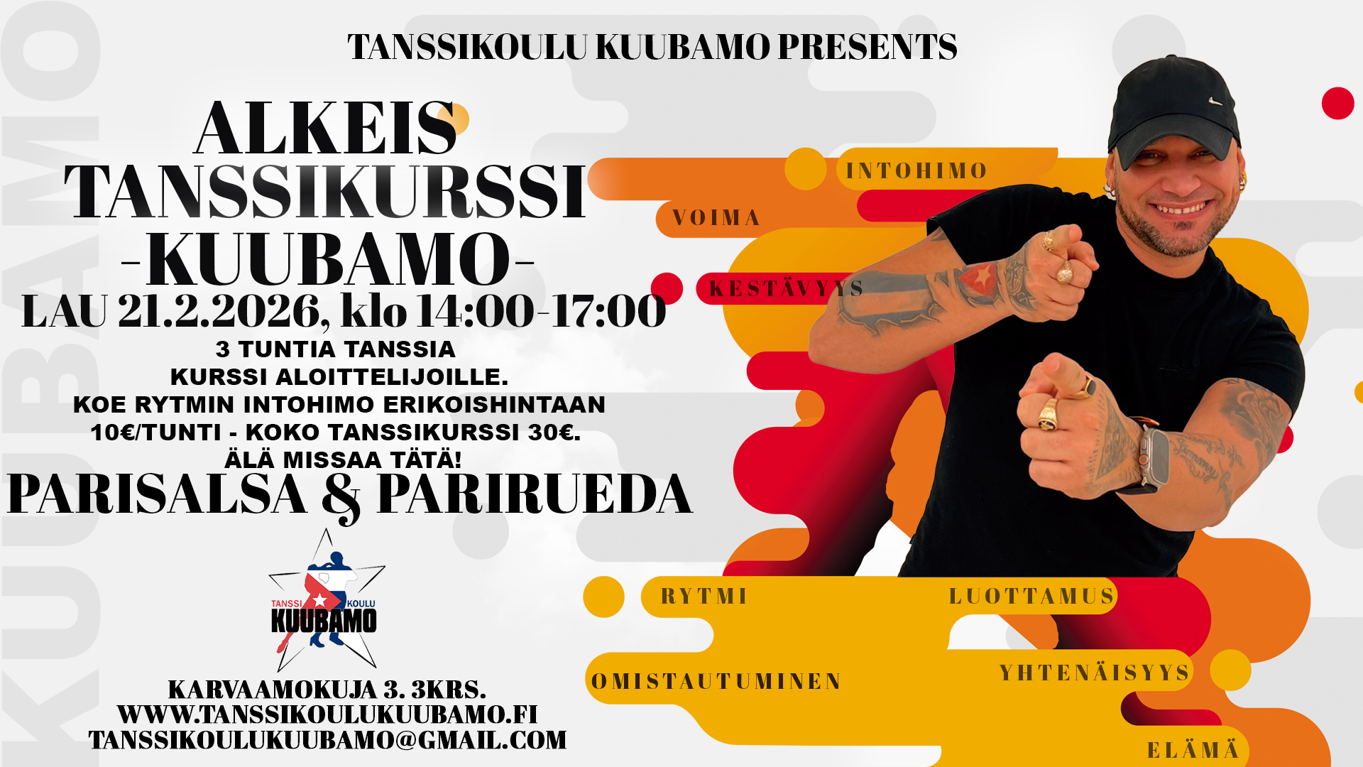Alkeis Tanssikurssi Kuubamo.