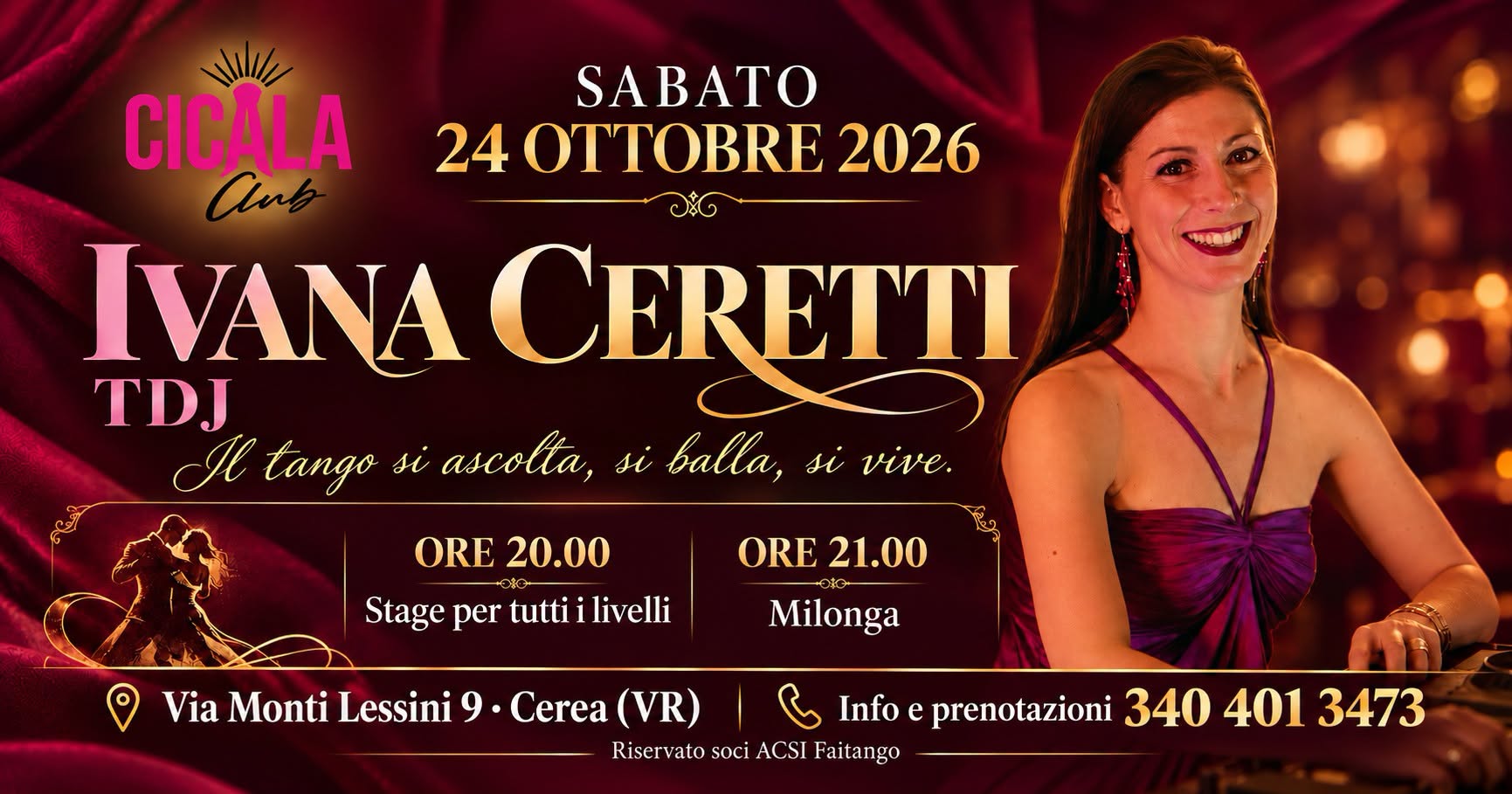 IVANA CERETTI TDJ AL CICALA TANGO CLUB