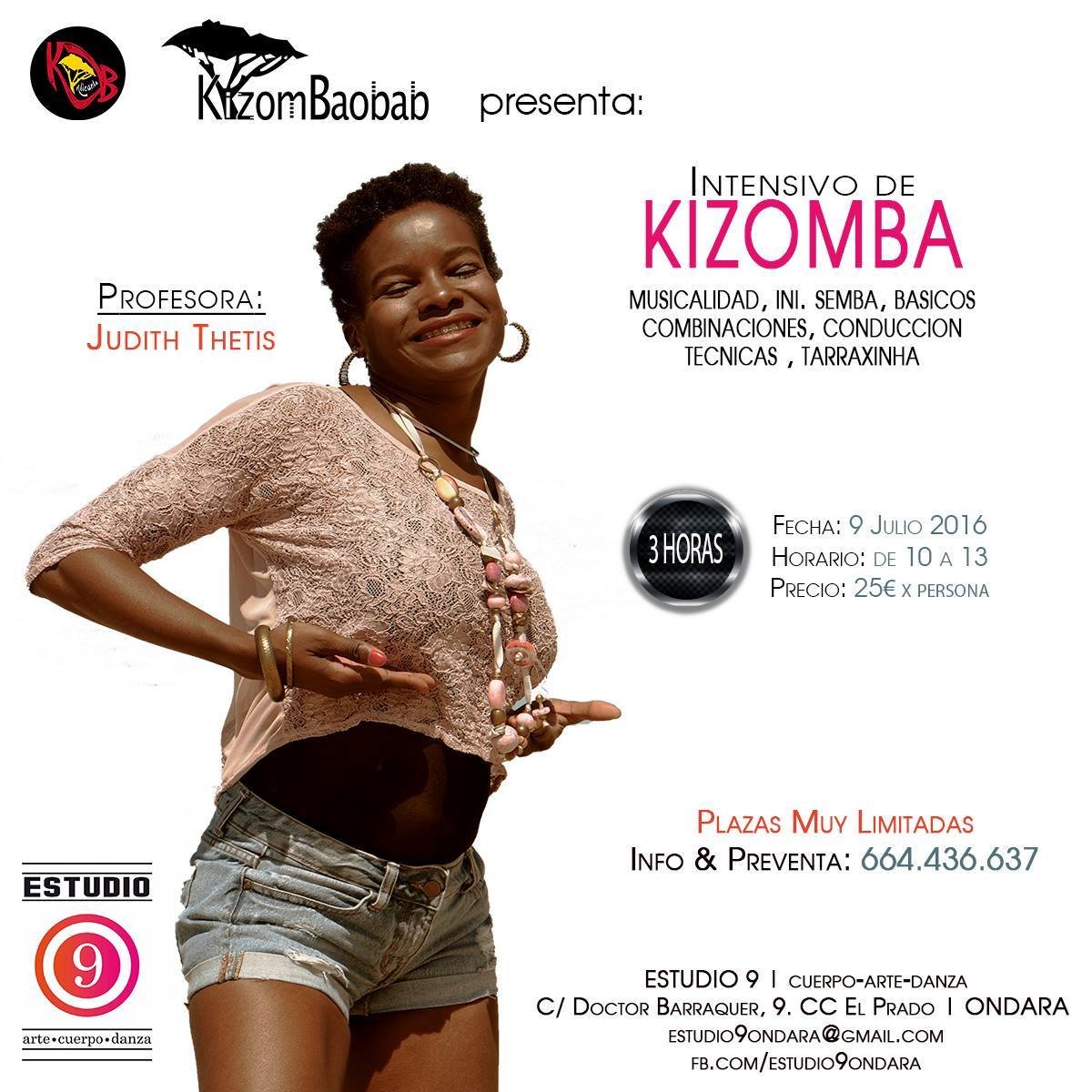 3h Kizomba Intensive, Estudio 9 Ondara