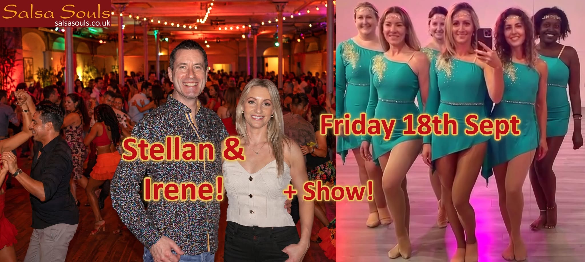 🔴🟠🟡 Salsa Stars Stellan & Irene! + SHOW!! 🟡🟠🔴 Salsa Souls Bristol ⭐