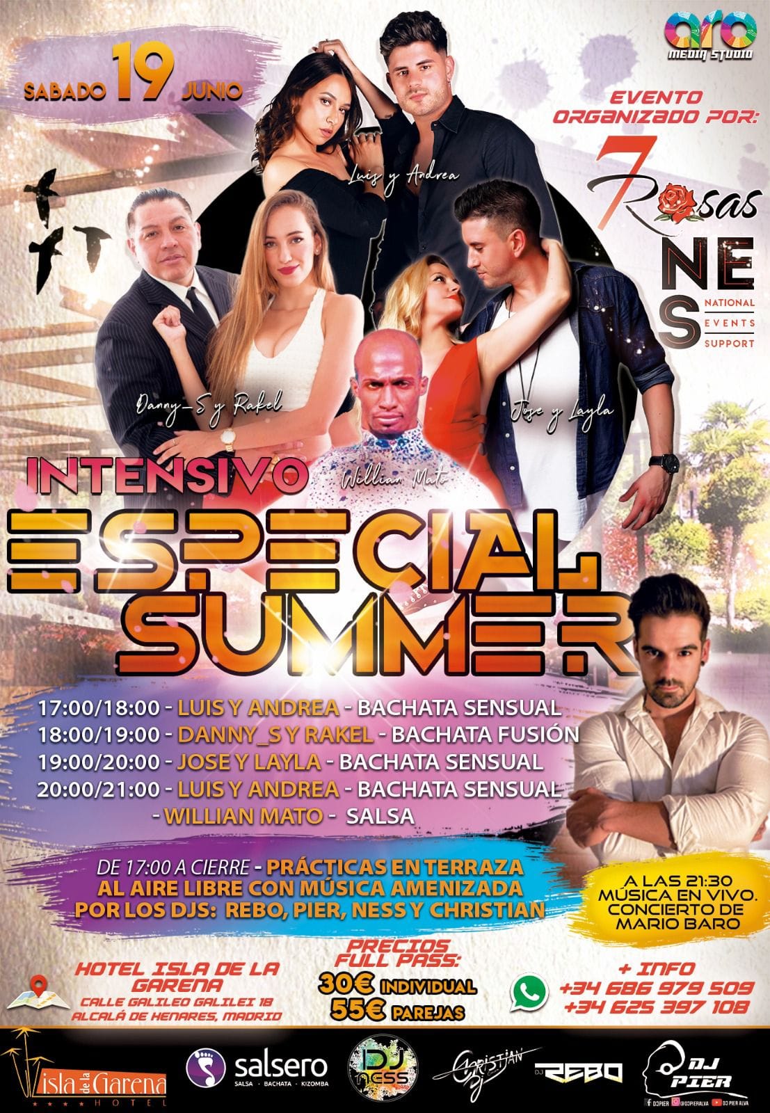 INTENSIVO DE BACHATA con Luis Y Andrea en Madrid