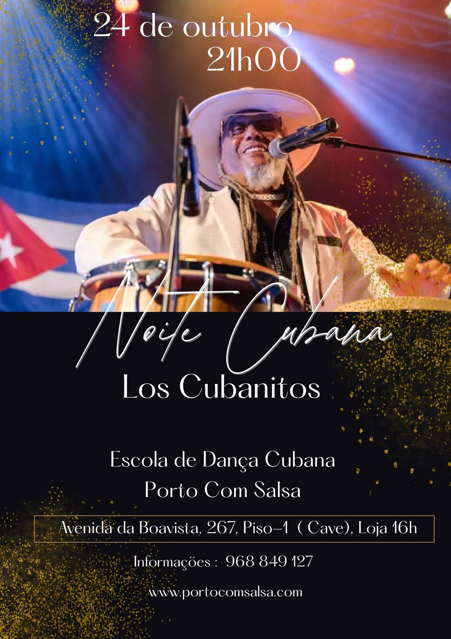 Noite Cubana "Porto com Salsa" com Los Cubanitos