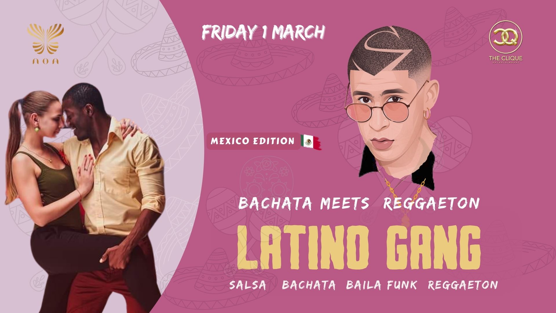 LATINO GANG Bachata - Reggaeton Party π²π½ NOA CLUB