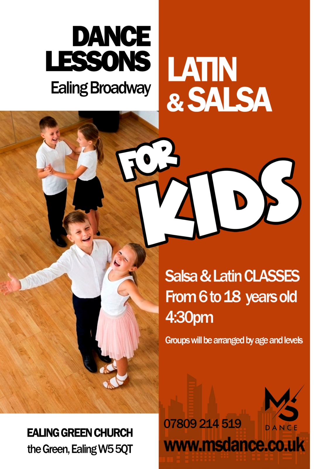 Children Salsa and Latin Classes