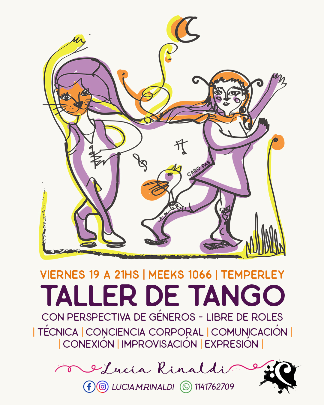 Taller de Tango Con perspectiva de géneros Libre de roles Temperley