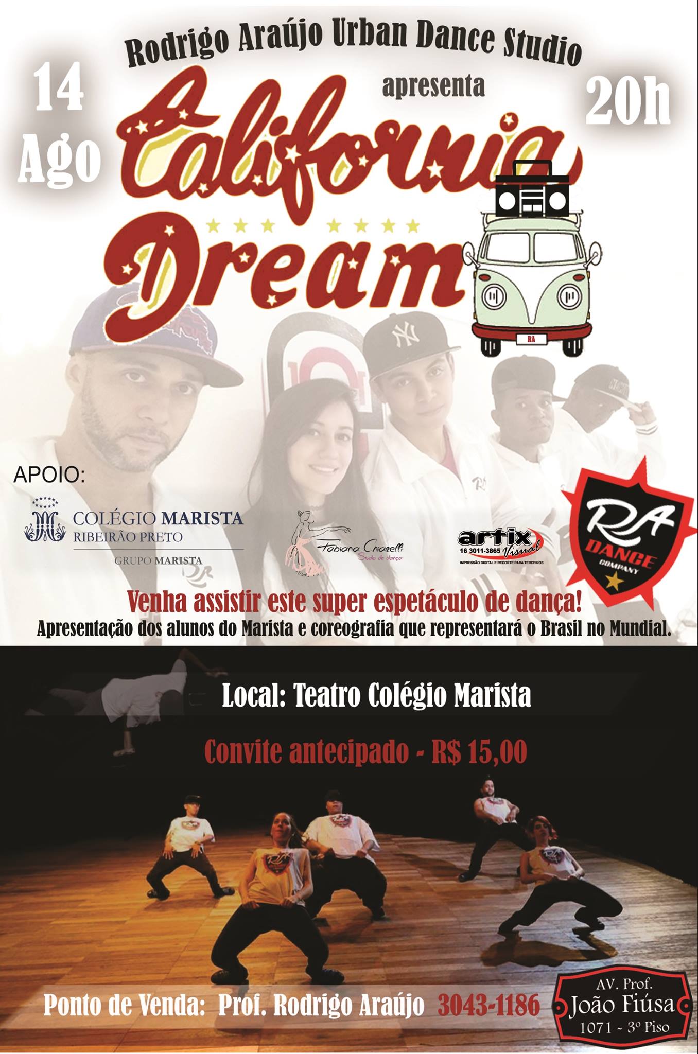 Festival Califórnia Dream - Rodrigo Araújo Urban Dance Studio