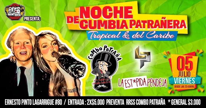 Noche de Cumbia Patrañera, Tropical & del Caribe