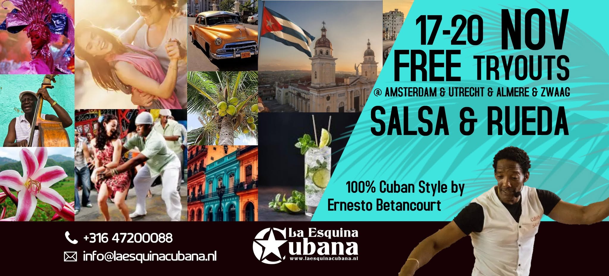 Salsa Cubana & Rueda โ Amsterdam - Utrecht - Almere - Zwaag