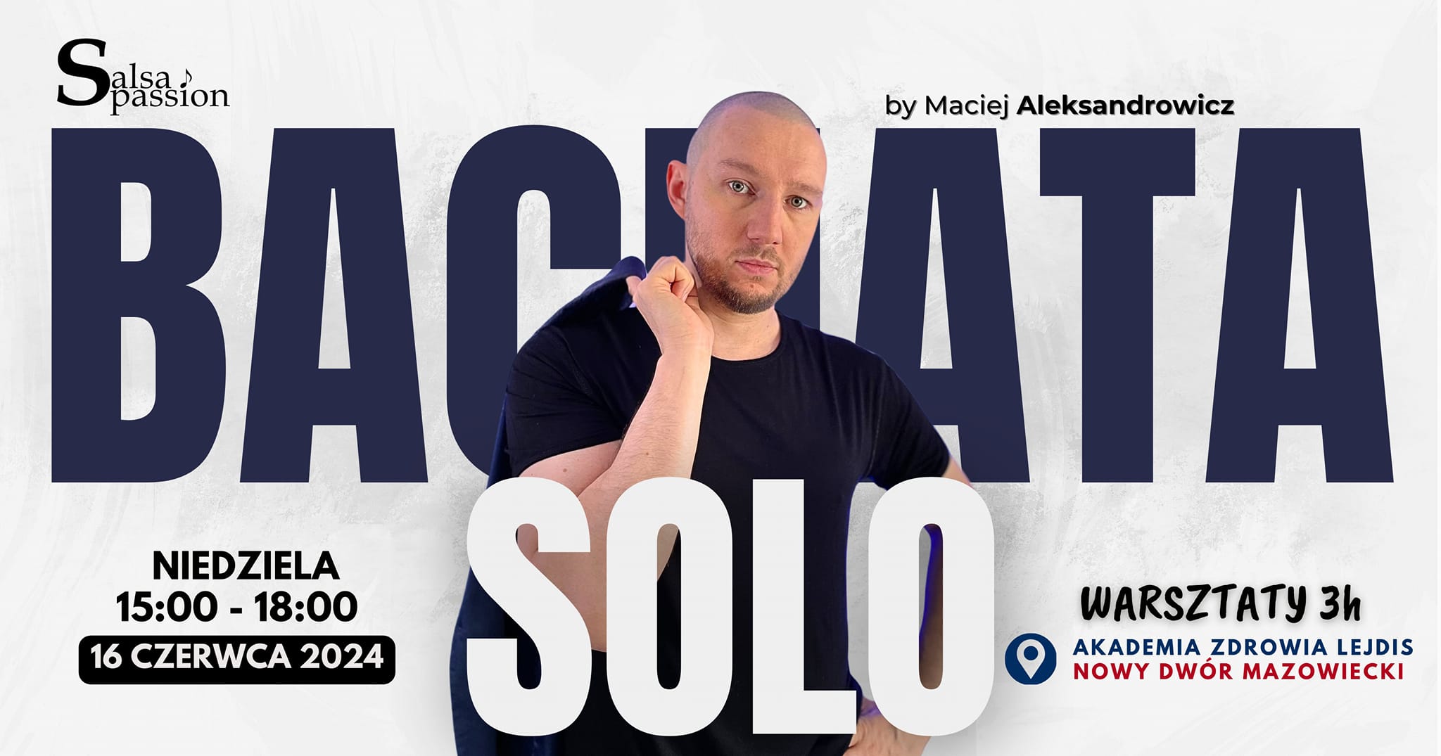 Bachata Solo-3h warsztat z Maćkiem
