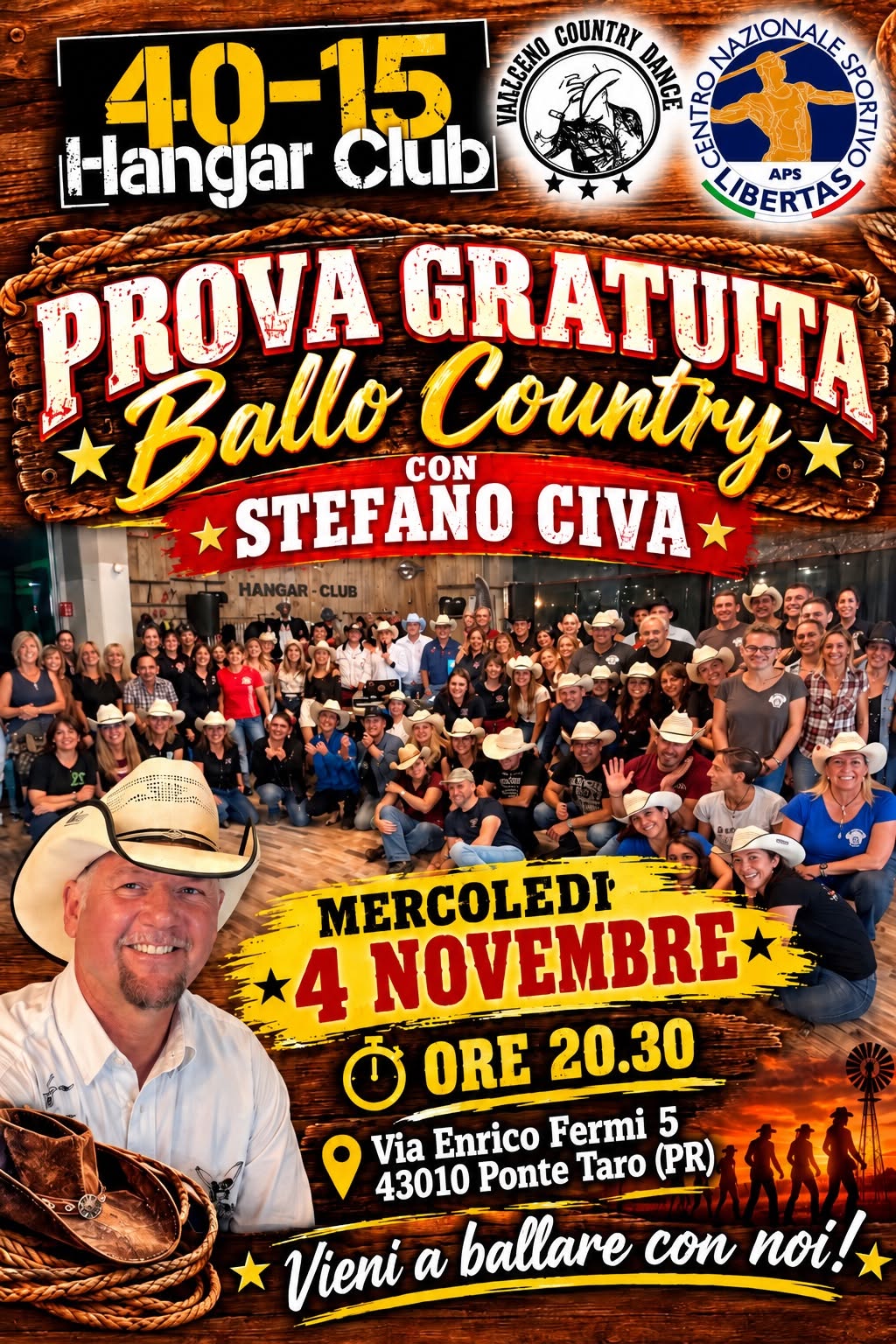 Corso principianti di Country Line Dance