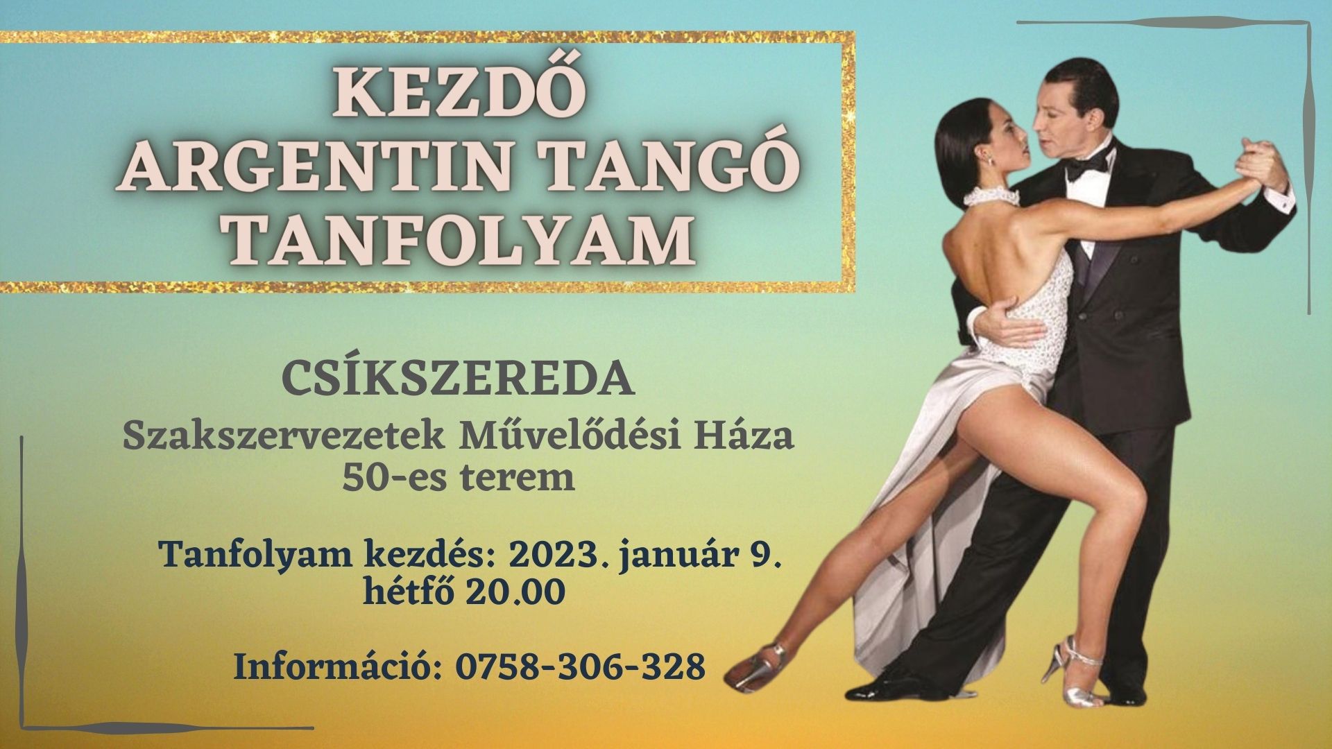 Új Kezdő Argentin Tangó Tanfolyam Csíkszereda