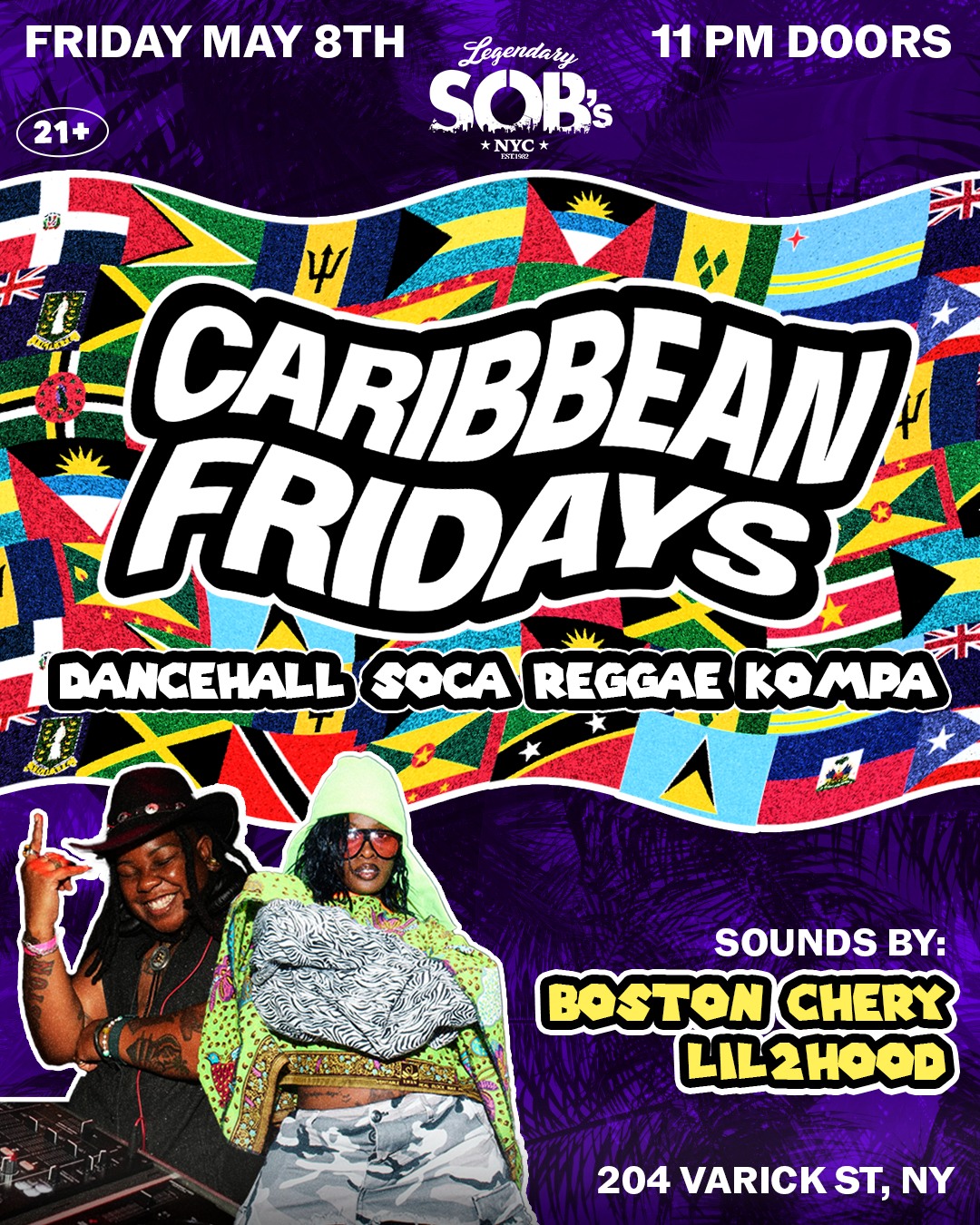 Caribbean Fridays w Boston Chery & LIL2HOOD