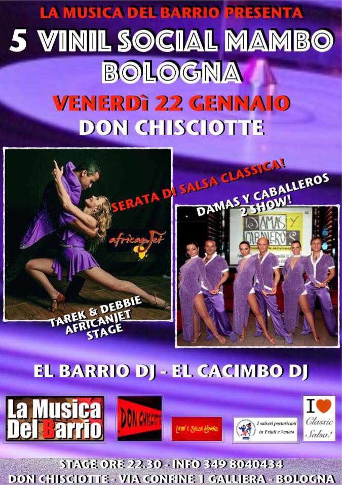 TAREK & DEBBIE+DAMAS Y CABALLEROS 5 VINIL SOCIAL MAMBO BOLOGNA