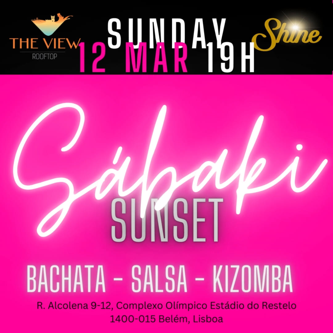 SHINE SaBaKi Sunset • Dom 12 Mar @ The View Rooftop