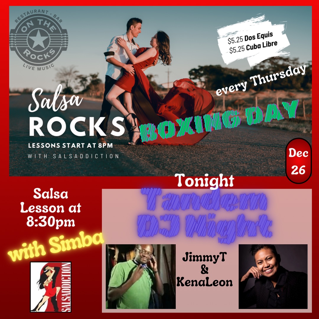 Tandem DJs for Salsa Rocks