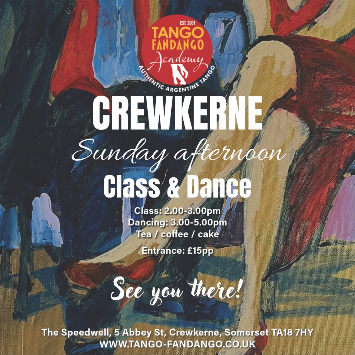 Crewkerne, Somerset - Argentine Tango class & dance with Leo & Tracey