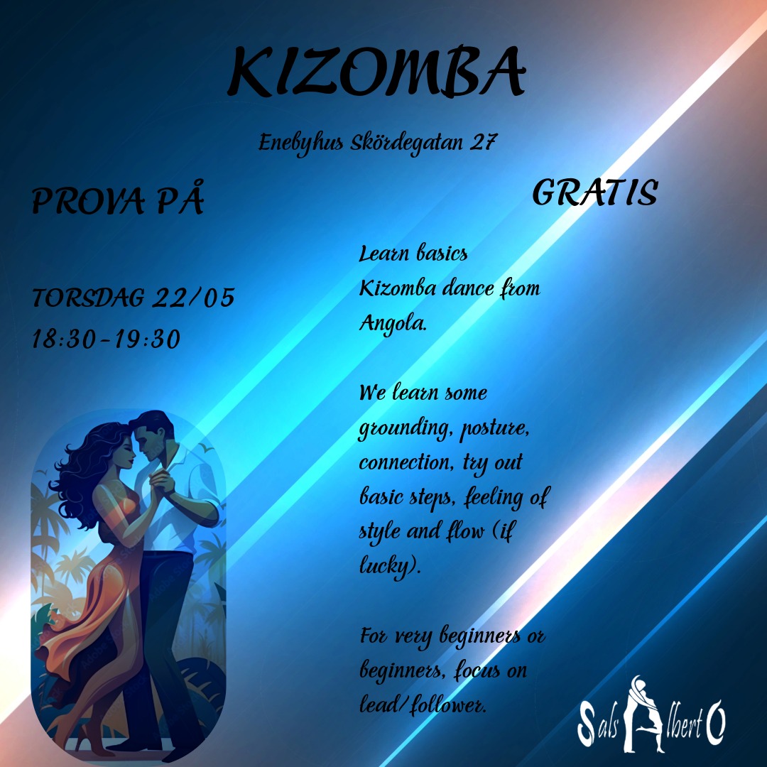 KIZOMBA PROVA PÅ!!