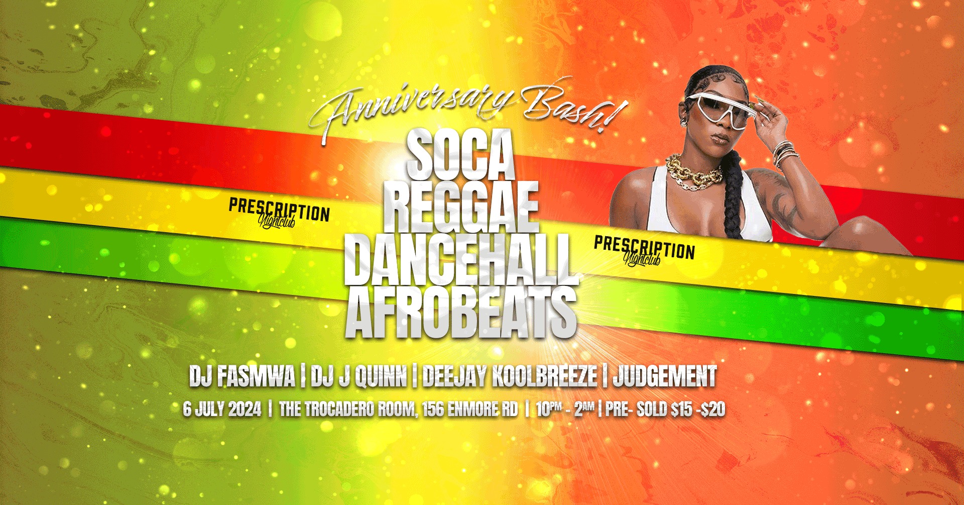 Dancehall Soca Reggae & More!11yr Anniversary Bash!