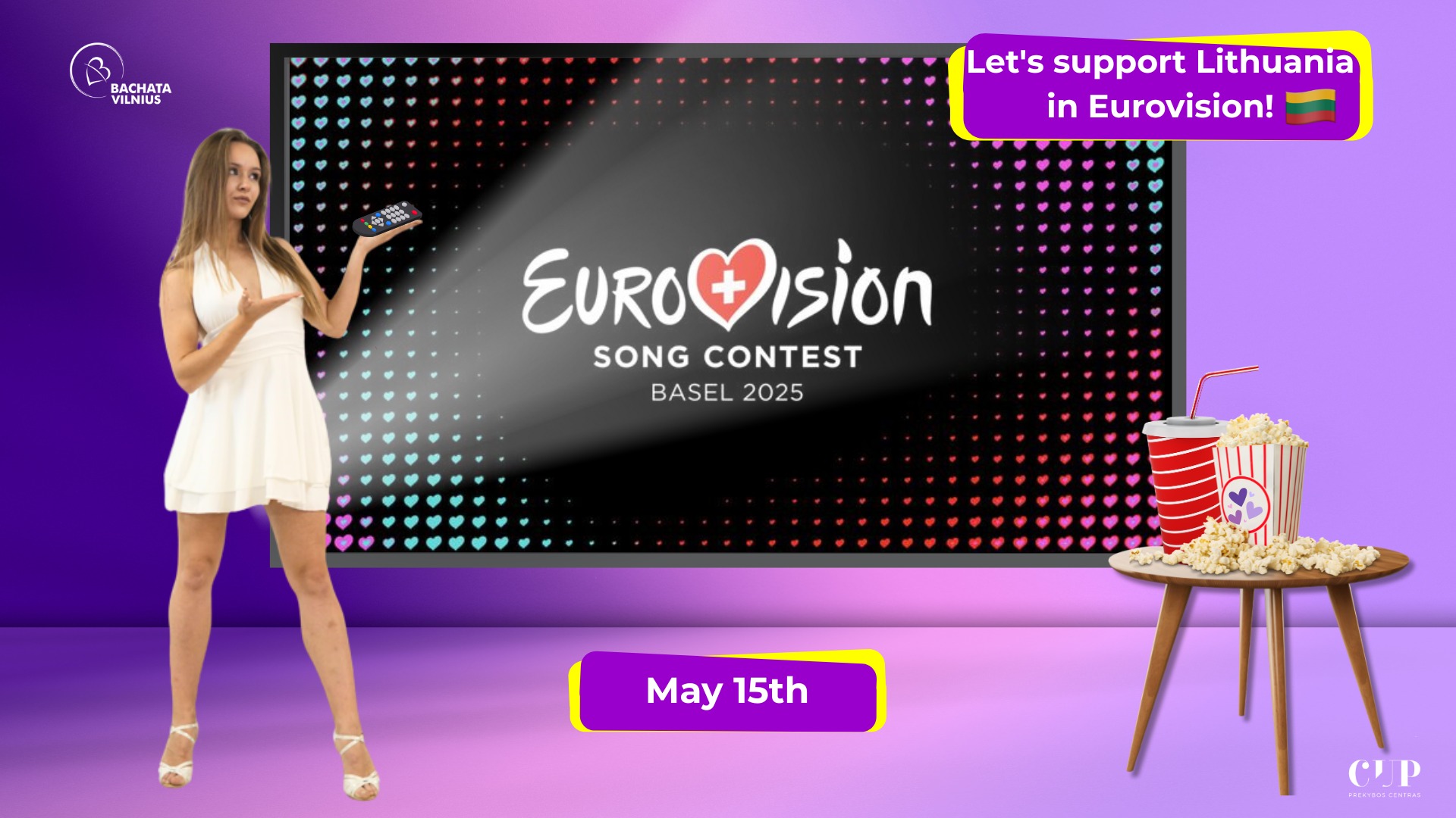Bachateros žiūri Euroviziją 💜Tiesioginė transliacija CUP 💜