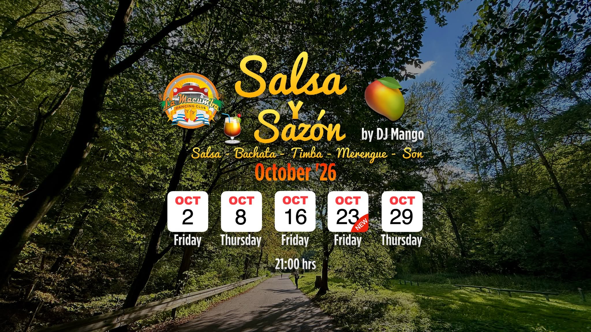 ☆Salsa Y Sazón ☆ DJ Mango 🥭☆ Friday & Thursday Night