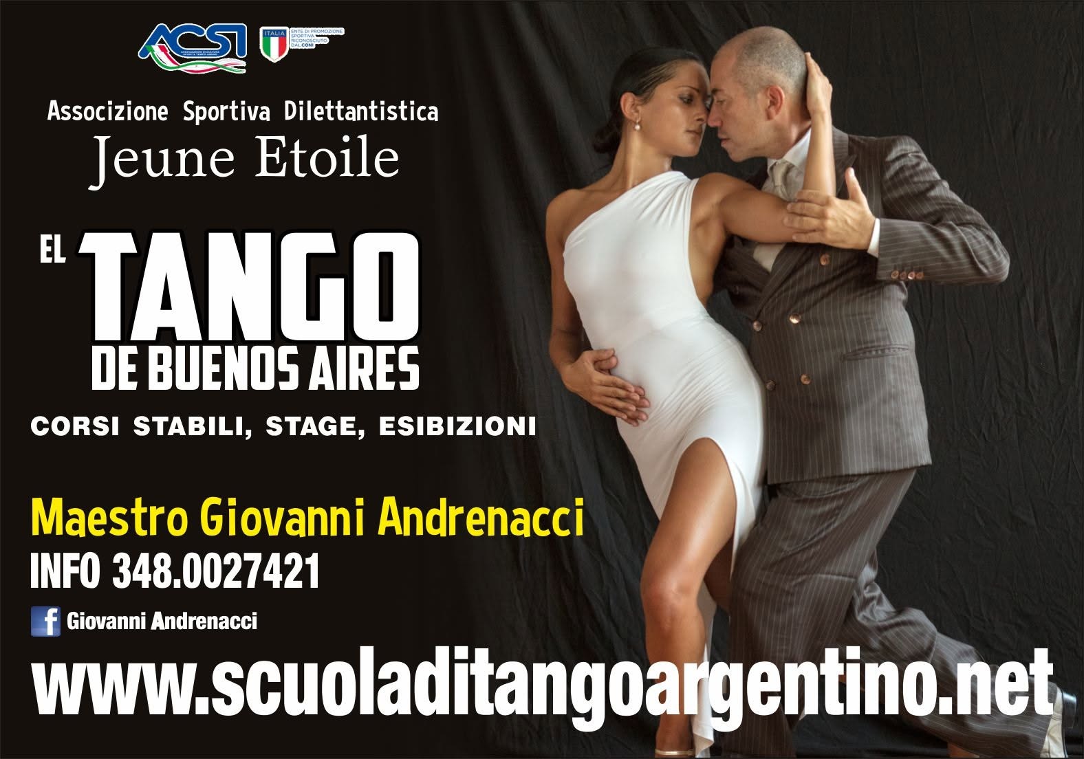PRESENTAZIONE NUOVI CORSI TANGO ARGENTINO 2025 2026