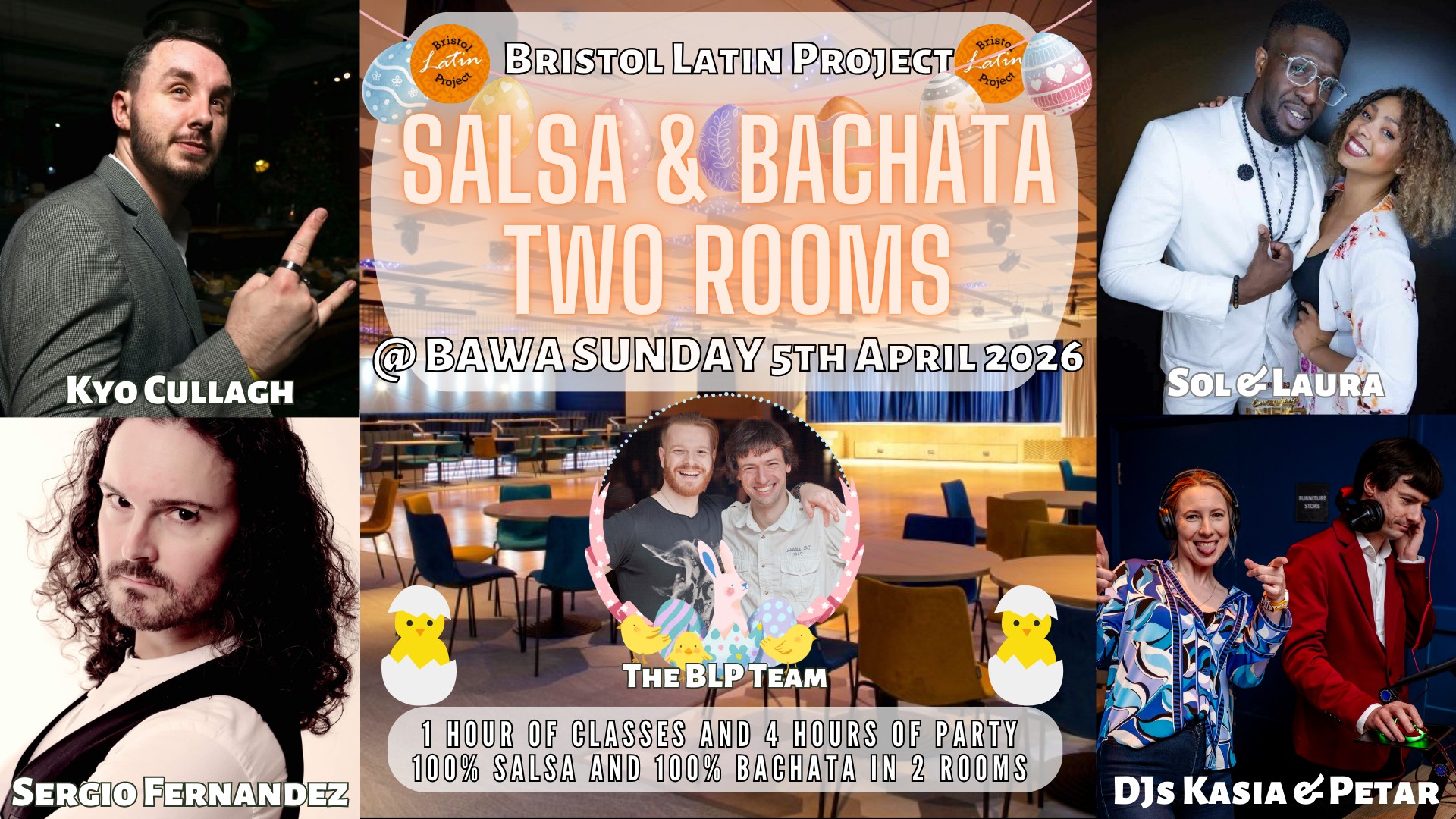 ¡Bristol Latin Project - 2 Rooms: Salsa & Bachata @ BAWA!