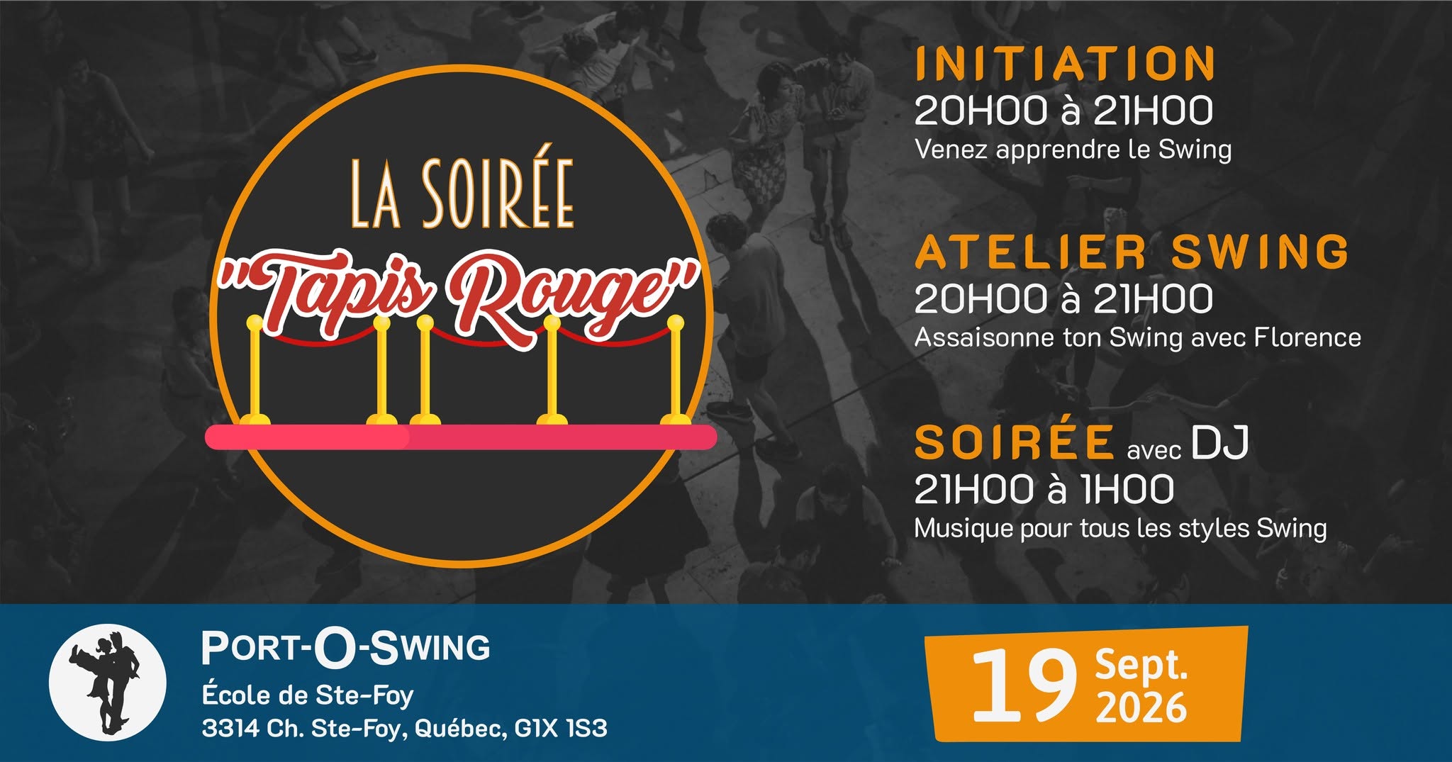 Soirée dansante Tapis Rouge