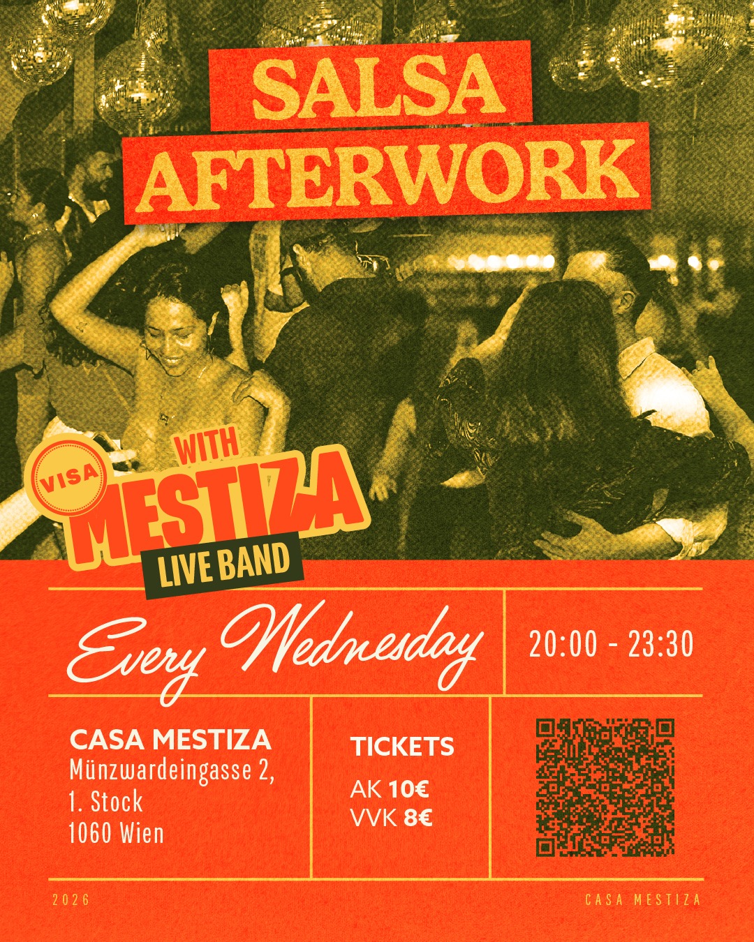 SALSA AFTERWORK - with Live Band Visa Mestiza