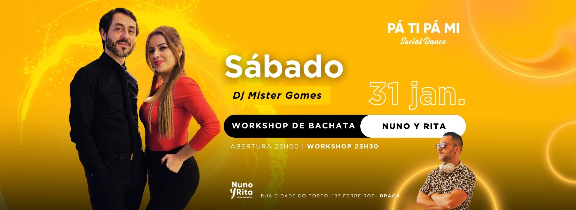 Pá Ti Pá Mi - Social Dance Workshop Bachata Nuno y Rita