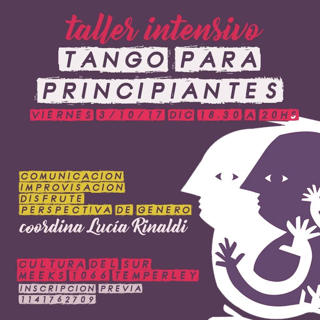 Taller de Tango para Principiantes - Intensivo
