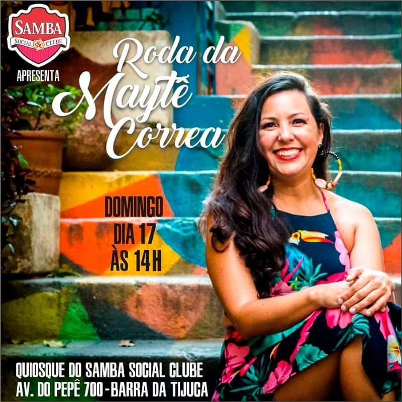 Maytê Corrêa no Quiosque do Samba Social Clube