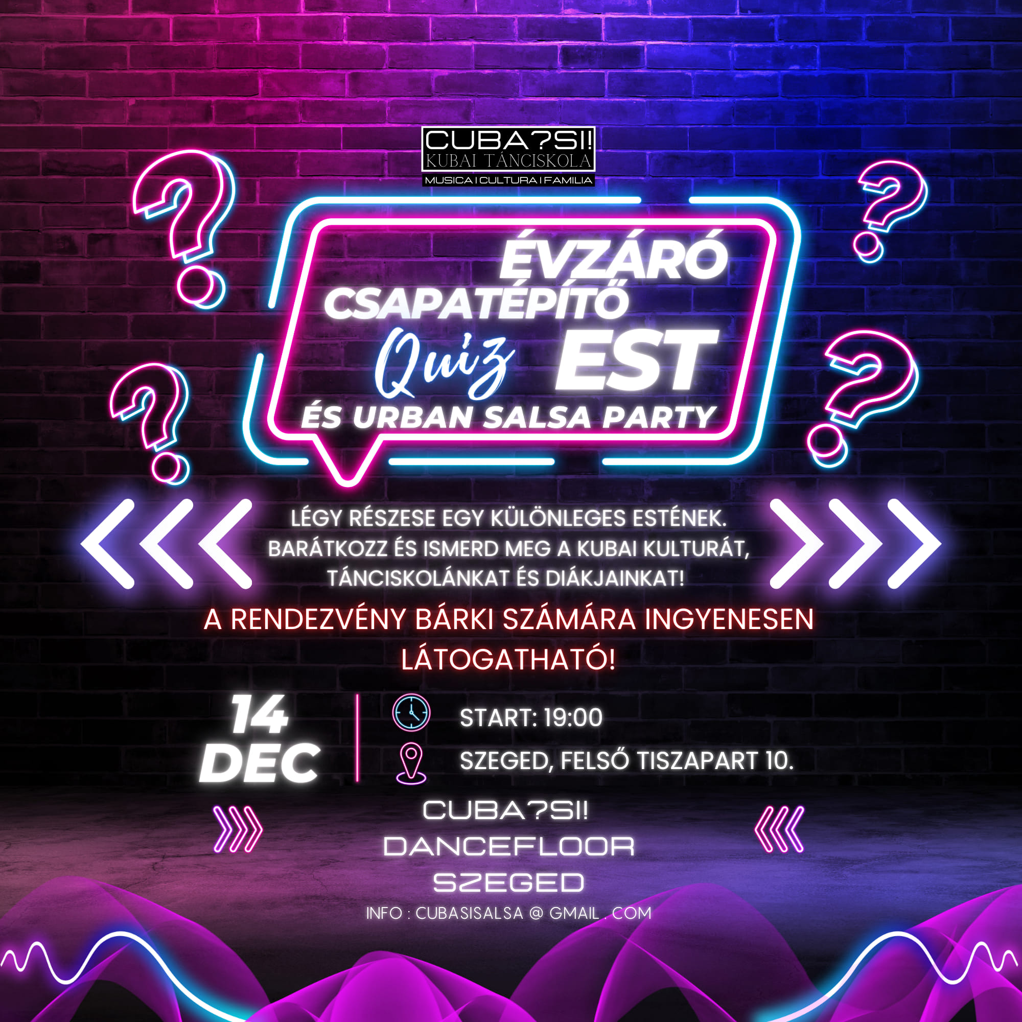Évzáró Csapatépítő Kvíz Est
