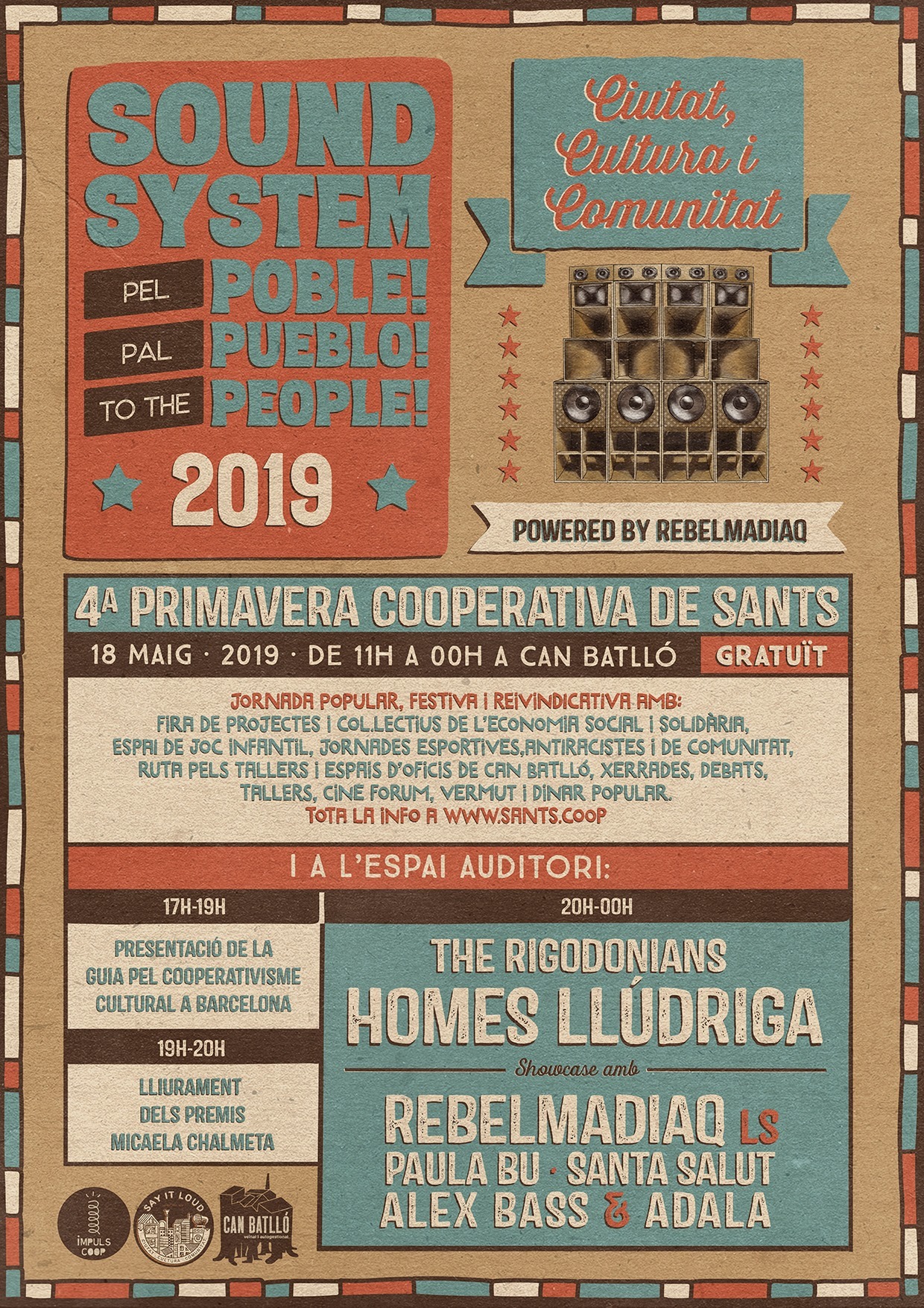 Sound System Pel Poble. Primavera Cooperativa de Sants