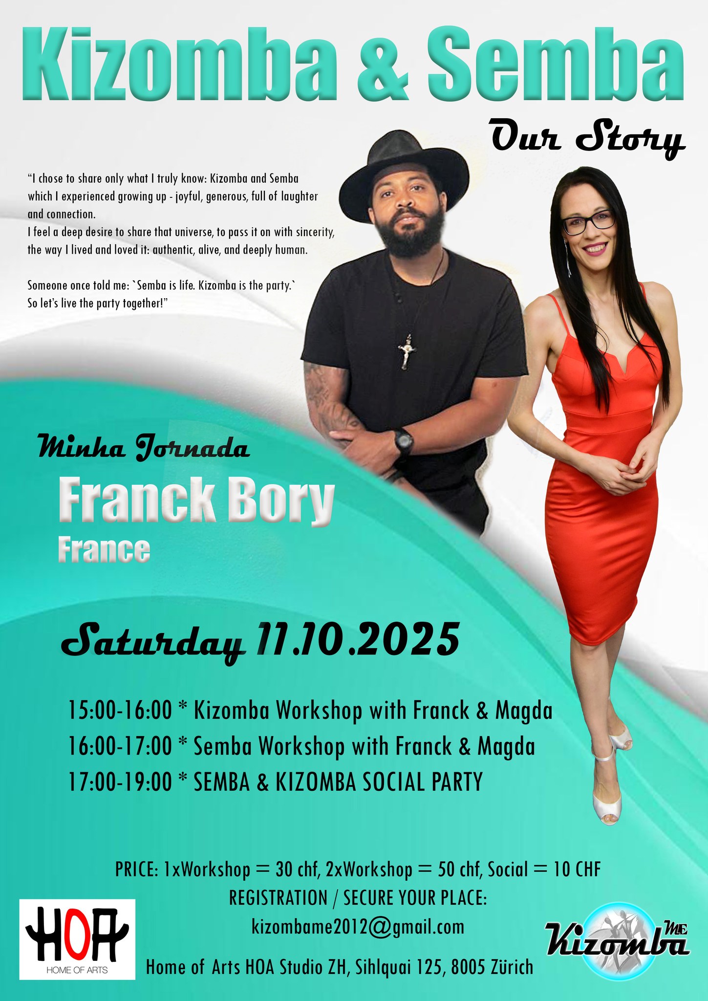 Minha Jornada - Semba & Kizomba - Our Story - Franck & Magda