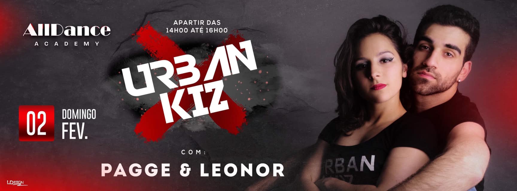 Workshop de urbanKiz com Pagee e Leonor na AllDance Academy