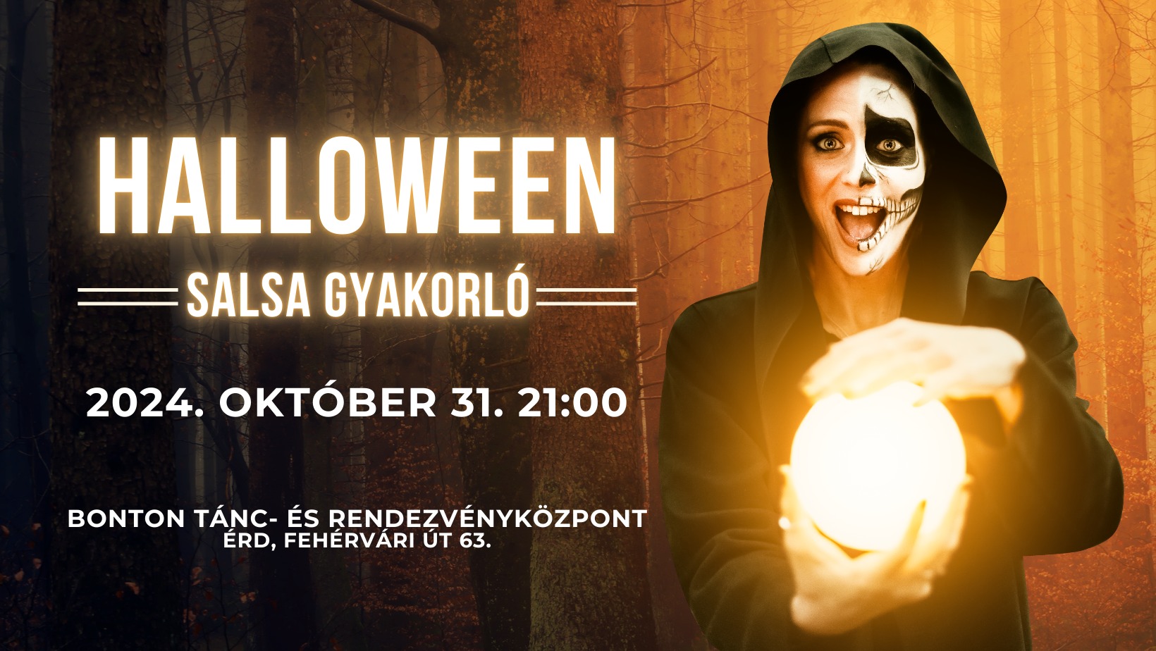 Halloween - Salsa Gyakorló buli Érden