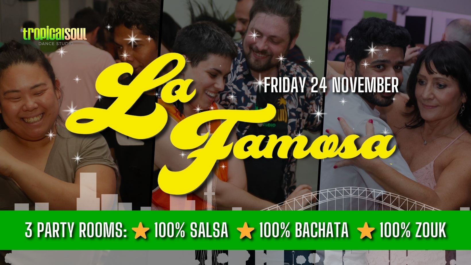 LA FAMOSA: FRI 24 NOV 2023 - SALSA + BACHATA + KIZ ZOUK SOCIAL DANCE PARTY