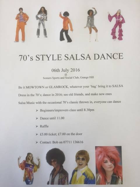 70's Theme Salsa Dance