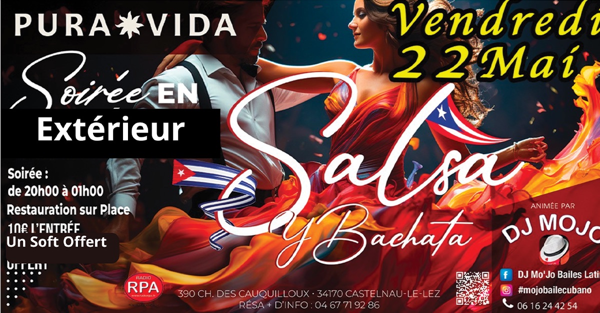 Soirée Latina Party (Salsa -Bachata 80 20)
