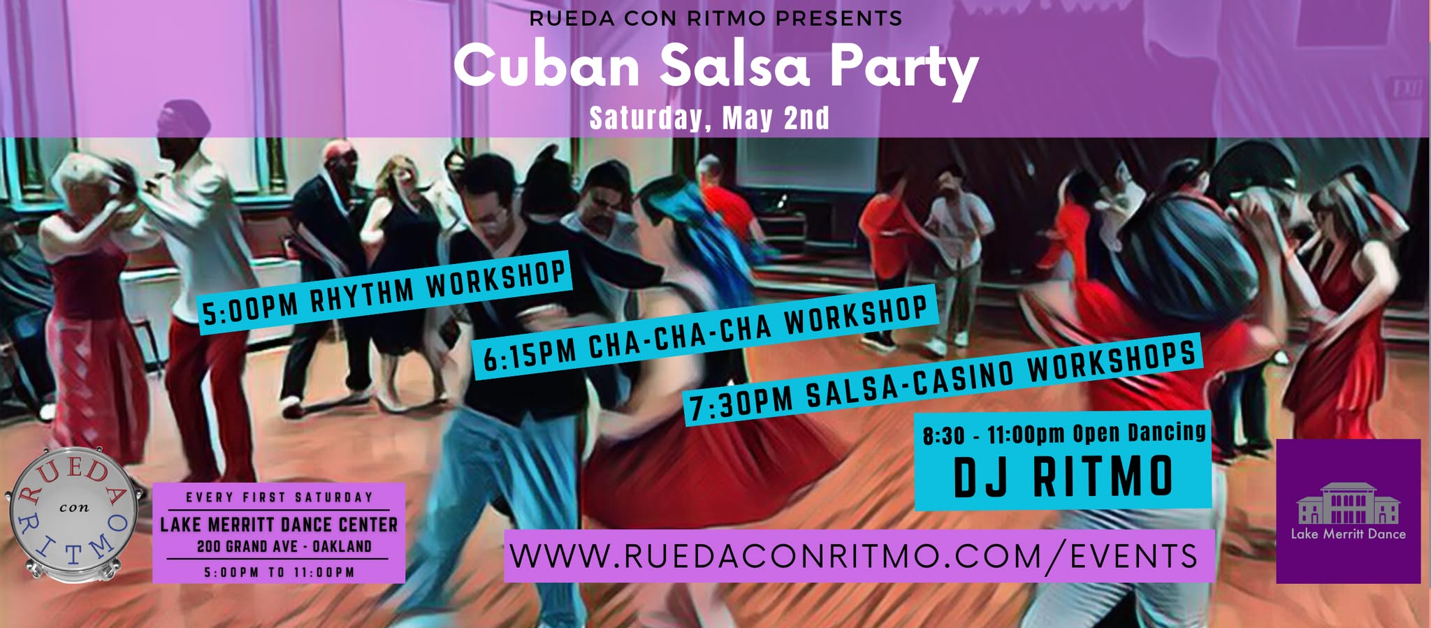 Cuban Salsa Party + Dance Workshops