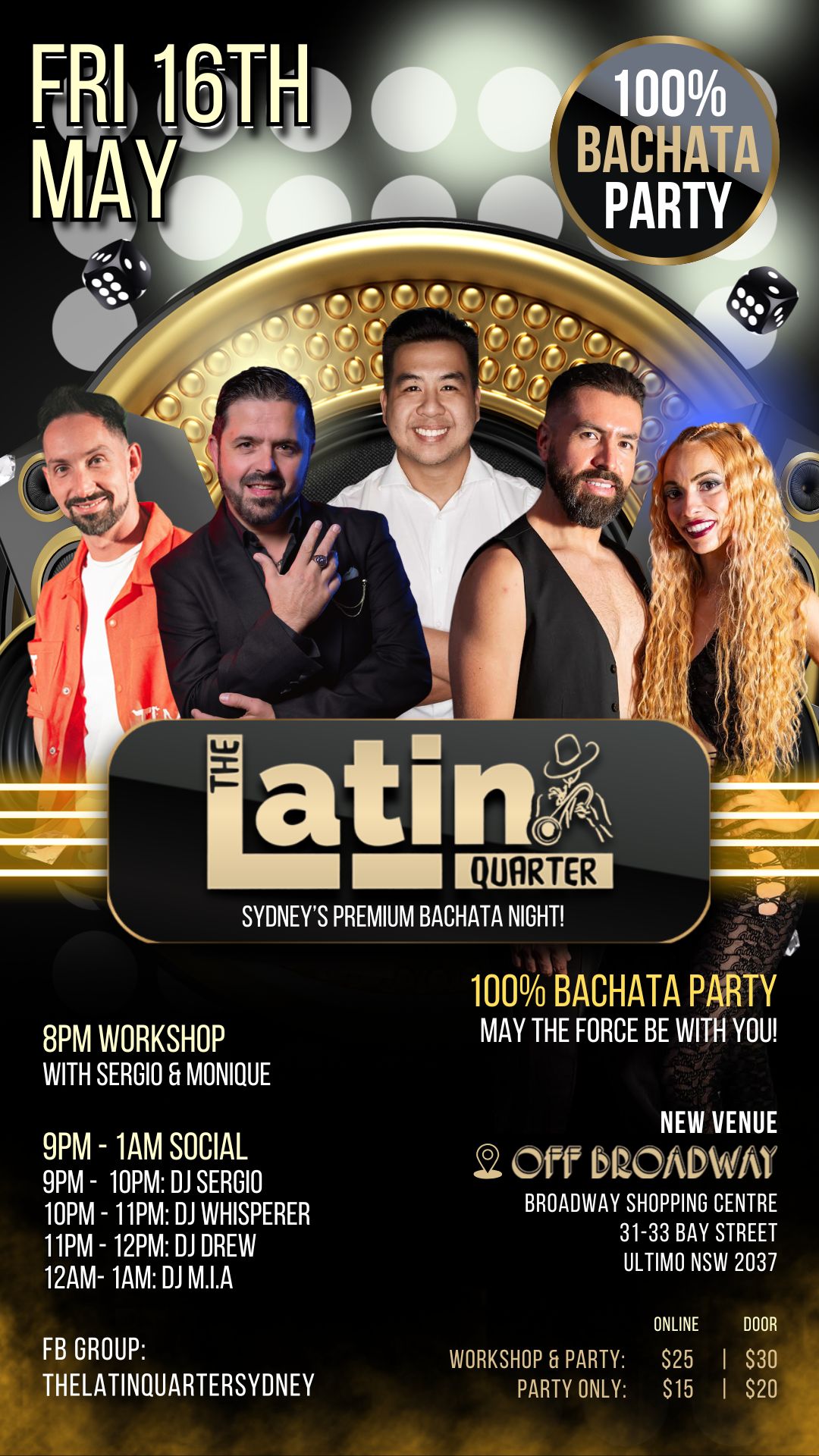 The Latin Quarter 100% Bachata Party - MAY EDITION