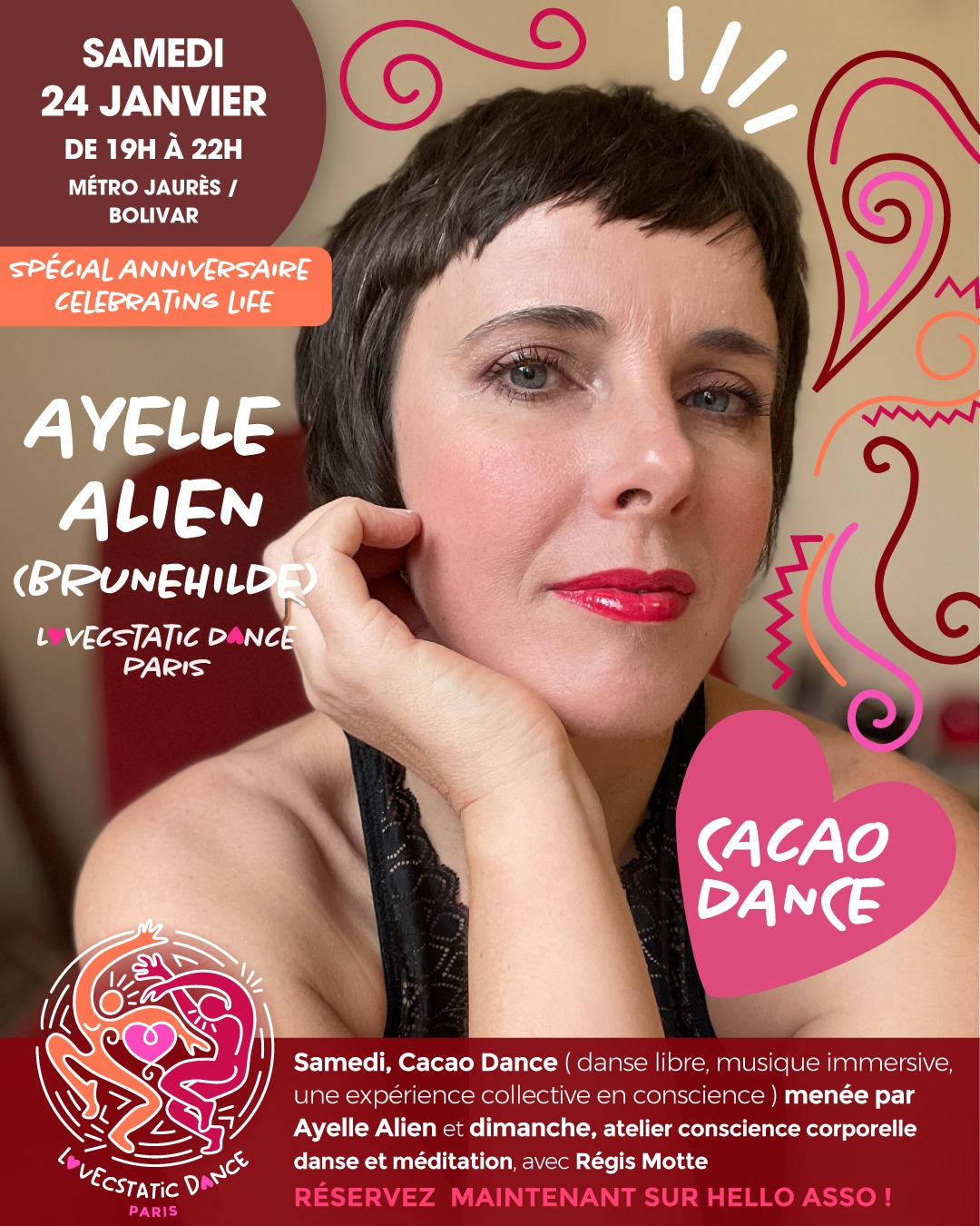 ✨ LovEcstatic Cacao Breath Dance avec Brunehilde (Ayelle) ✨