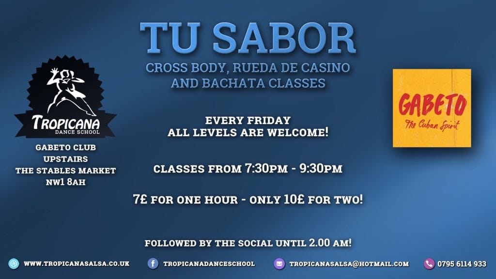 Tu Sabor Friday's Upstairs
