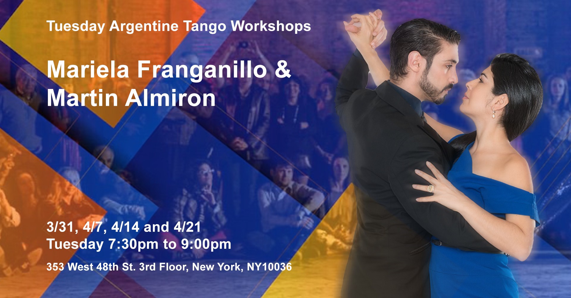 Mariela and Martin's Tuesday Argentine Tango Workshops