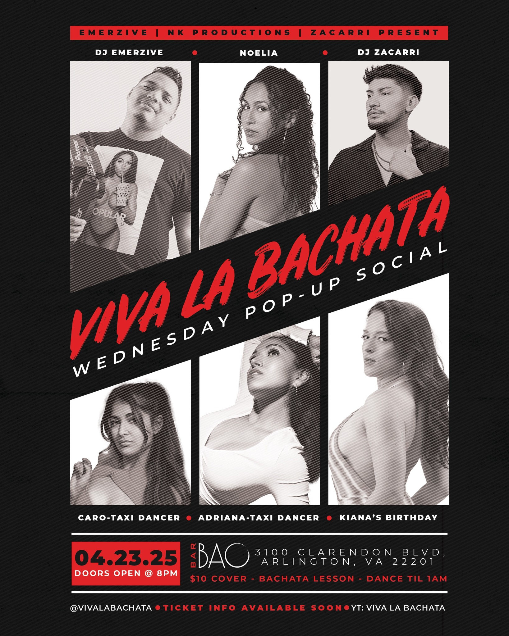 🚨Viva La Bachata Wednesday Pop-up Social 💃🏻