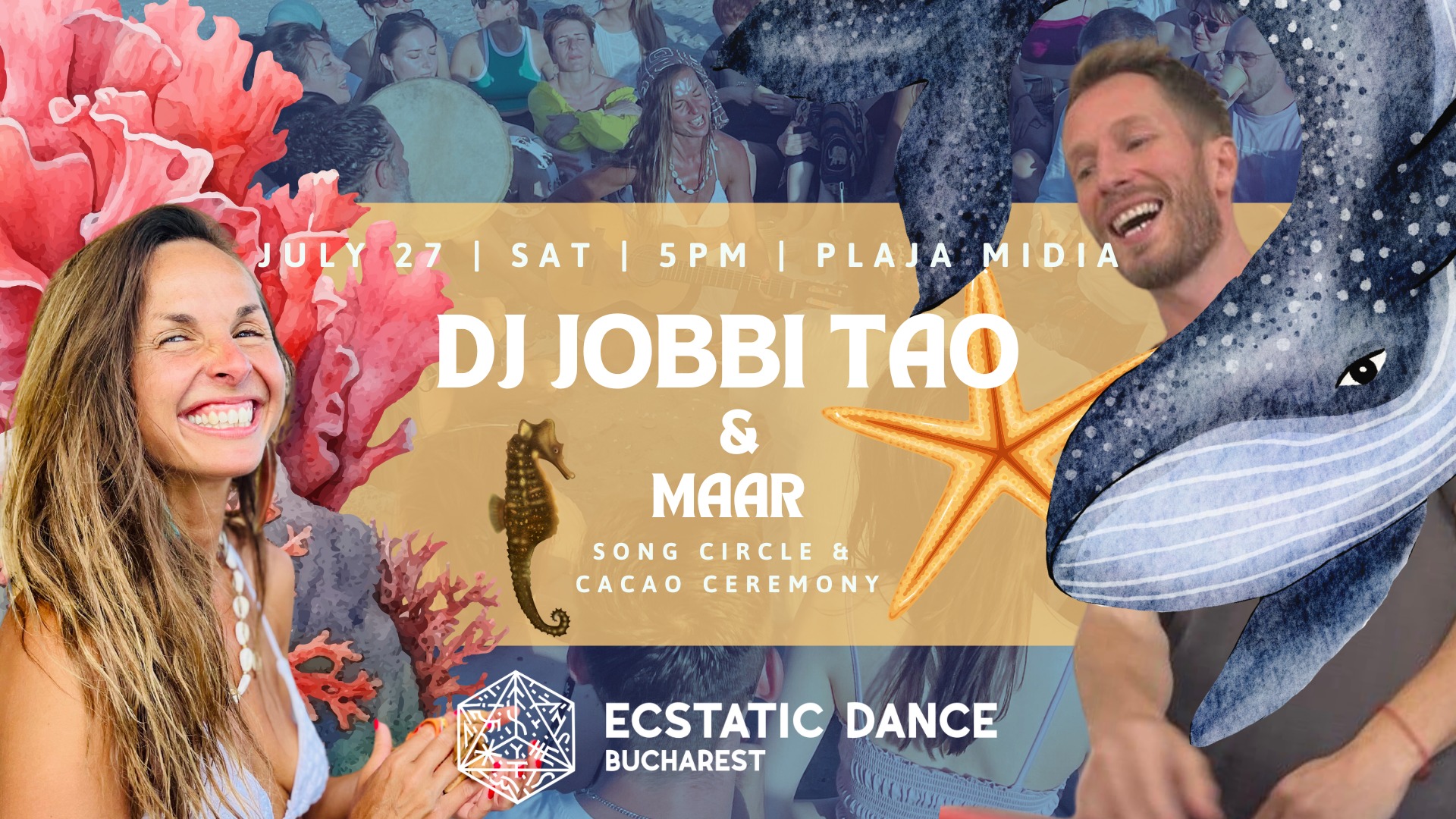 Ecstatic Dance with Cacao on the Beach 🐚 DJ Jobbi Tao