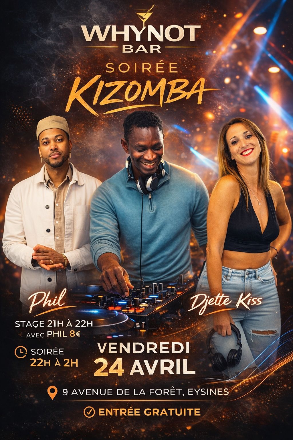 STAGE ET SOIRÉE KIZOMBA