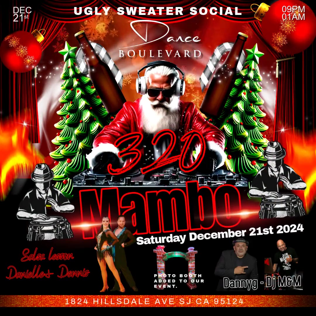 320 Mambo Social Ugly Sweater Edition.